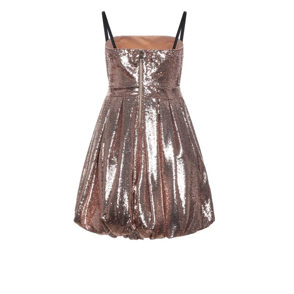 Babylon Copper Sequin Dress US 6 - Picture 2 of 2